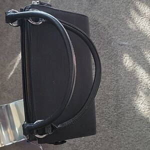 Miche Gray Handbag Black Base W Handles.